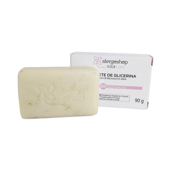 Imagem de Sabonete de glicerina hipoalergênico Alergoshop Total Care 90g