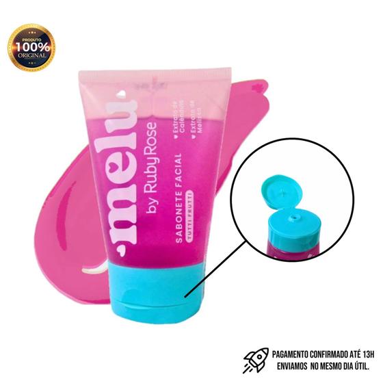 Imagem de Sabonete de Limpeza Facial de Tutti Frutti Melu da Ruby Rose 100ml