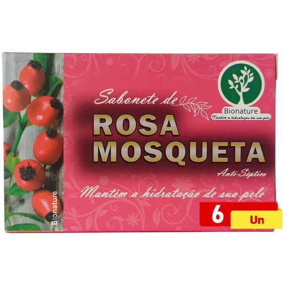 Imagem de Sabonete de Rosa Mosqueta 6 X 90g Bionature