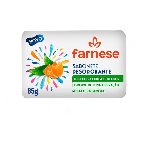 Imagem de Sabonete Desodorante Menta e Bergamota 85g Farnese 