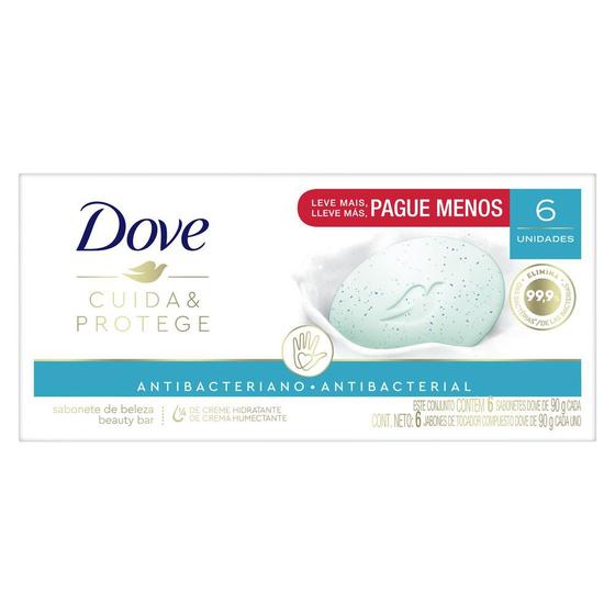 Sabonete Dove Cuida e Protege 6 Unidades 90g Cada é boa?