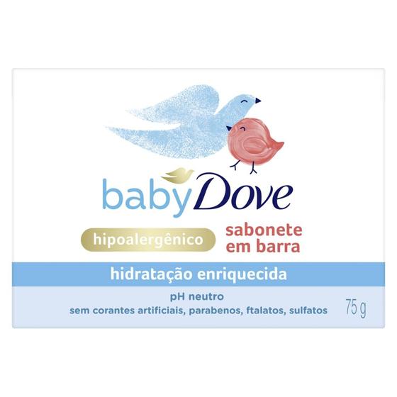 Imagem de Sabonete em Barra Dove Baby Hidratação Enriquecida 75g