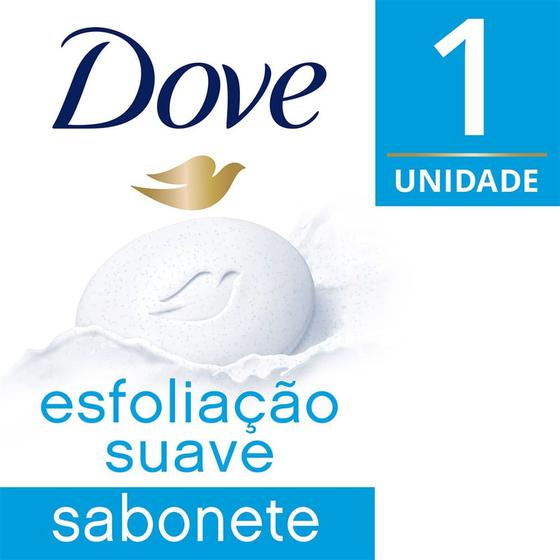 Imagem de Sabonete em Barra Dove Esfoliação Suave com 90g