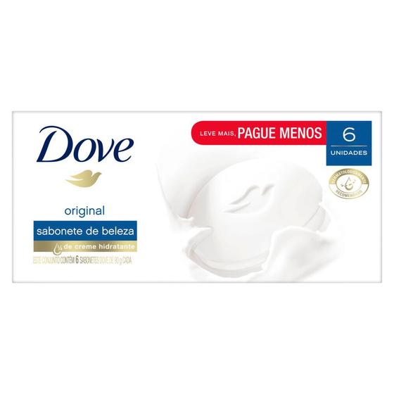 Sabonete em Barra Dove Original 90g 6 unidades é boa?