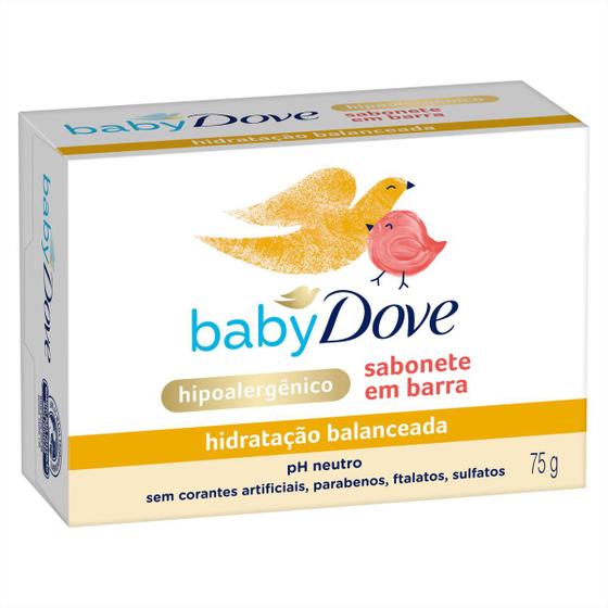 Imagem de Sabonete em Barra Hidratação Balanceada Dove Baby - 75g