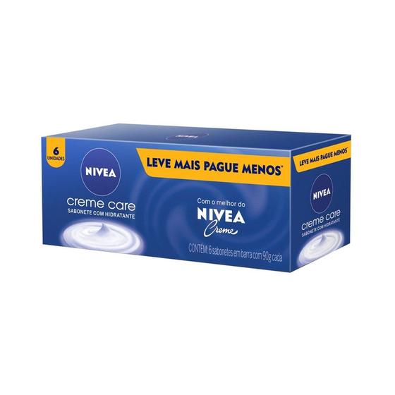 Imagem de Sabonete em Barra Nivea Creme Care Promo 6 unidades 90g