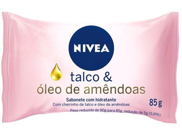 Sabonete em Barra Nivea Talco & Óleo de Amêndoas Menor preço em Sabonete em Barra Nivea Talco & Óleo de Amêndoas