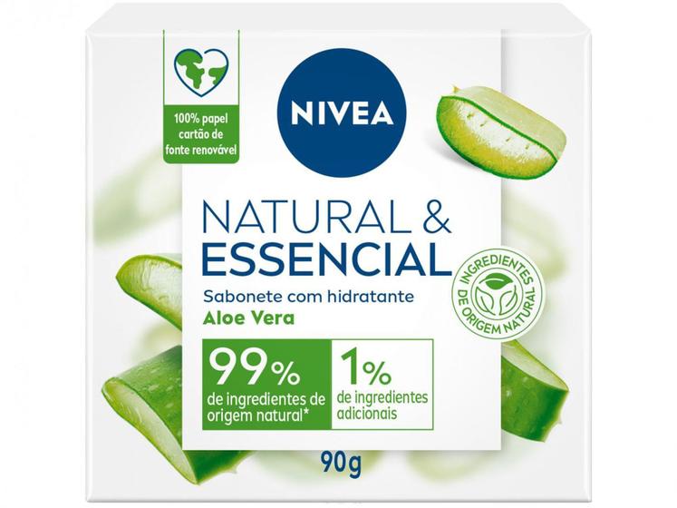 Imagem de Sabonete em Barra para o Corpo Nivea  - Natural & Essencial Aloe e Vera 90g