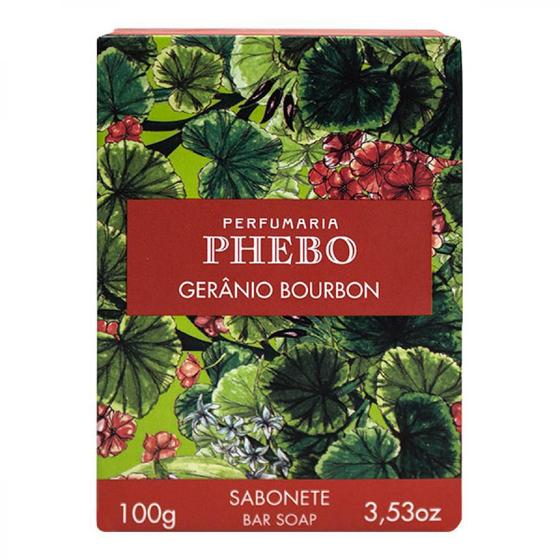 Sabonete Em Barra Phebo Gerânio Bourbon 100g Menor preço em Sabonete Em Barra Phebo Gerânio Bourbon 100g