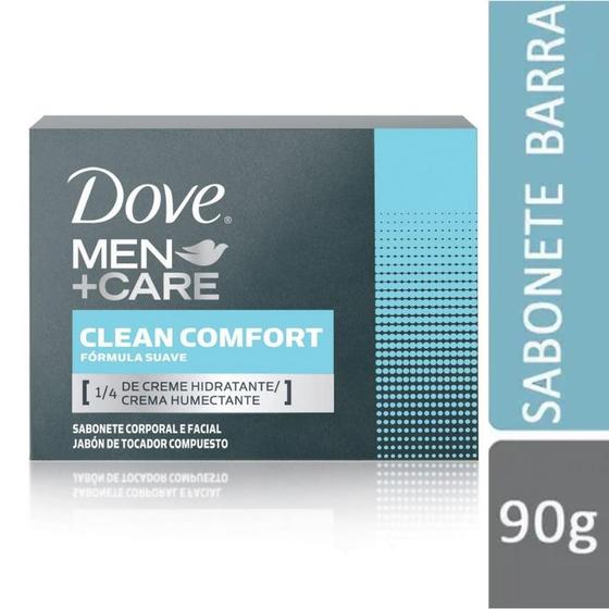 Imagem de Sabonete Em Barra Uso Diário Dove 90G Men Care Clean Comfort