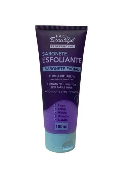 Imagem de Sabonete Esfoliante Facial Extrato de Moranga ou Lavanda Face Bautiful  Escolha