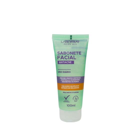 Sabonete Facial Antiacne Labotrat - 100ml - Sabonete Facial - Magazine ...
