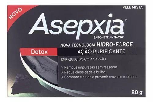 Imagem de Sabonete Facial Asepxia Carvão Detox - Pele Mista 80g