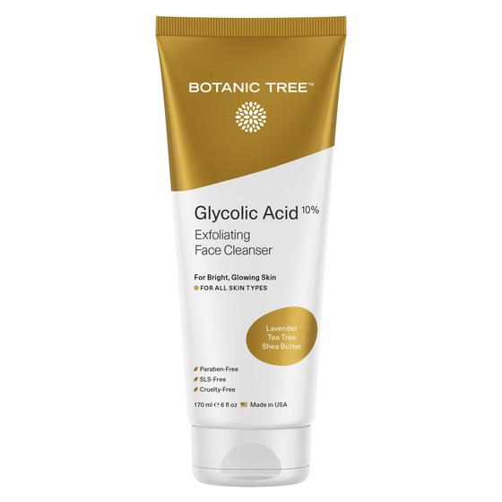Imagem de Sabonete facial com ácido glicólico Botanic Tree 10% AHA com ácido salicílico