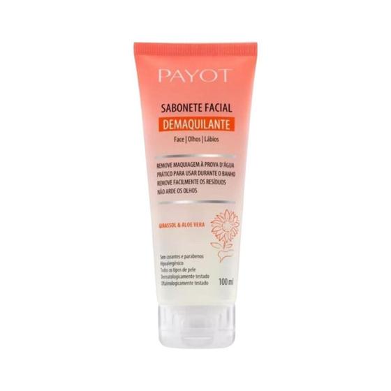 Imagem de Sabonete Facial Demaquilante Payot Girassol & Aloe Vera 100ml