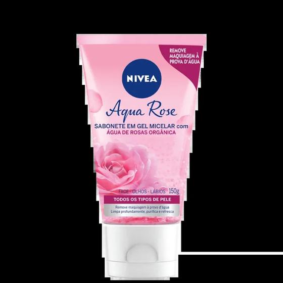 Imagem de Sabonete Facial em Gel Micelar Aqua Rose Nivea 150G