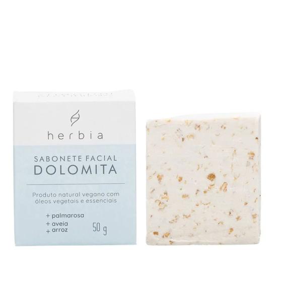 Imagem de Sabonete facial esfoliante diário Dolomita Herbia 50g