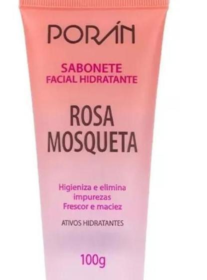 Imagem de Sabonete Facial Hidratante Porán 100g: Limpeza suave e hidratação profunda para todos os tipos de pele