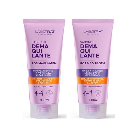 Imagem de Sabonete Facial Labotrat Liquido 100ml Demaquilante - 2un