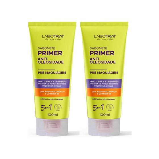 Imagem de Sabonete Facial Labotrat Liquido 100Ml Primer - 2Un