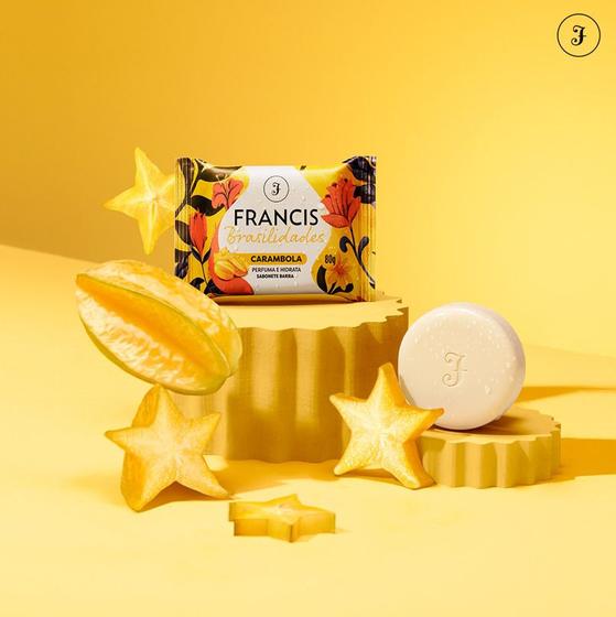 Imagem de Sabonete Francis Barra Brasilidades 80gr Carambola