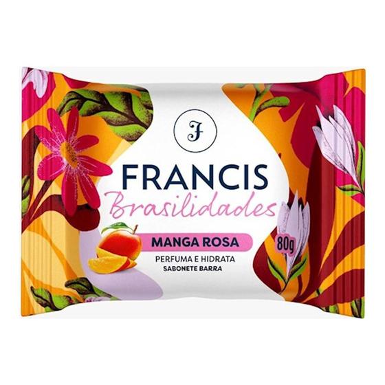 Imagem de Sabonete Francis Brasilidades Manga Rosa Perfuma e Hidrata 80g