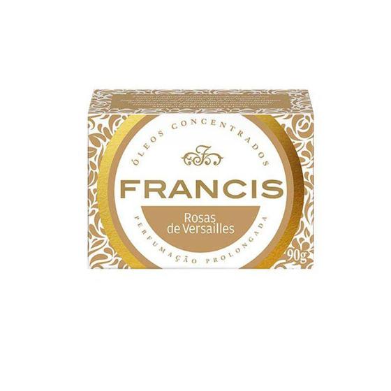 Francis Rosa Sabonete francis clássico branco rosas de versailles 90g - flora ...