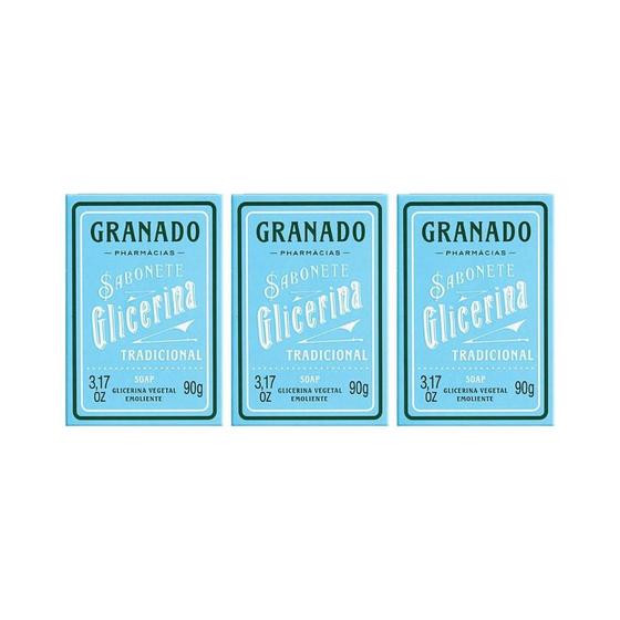 Imagem de Sabonete Granado 90G Glicerina Tradicional-Kit C/3Un