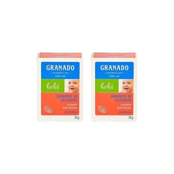 Imagem de Sabonete Granado Baby 90G Glicerina Calendula - Kit C/2Un