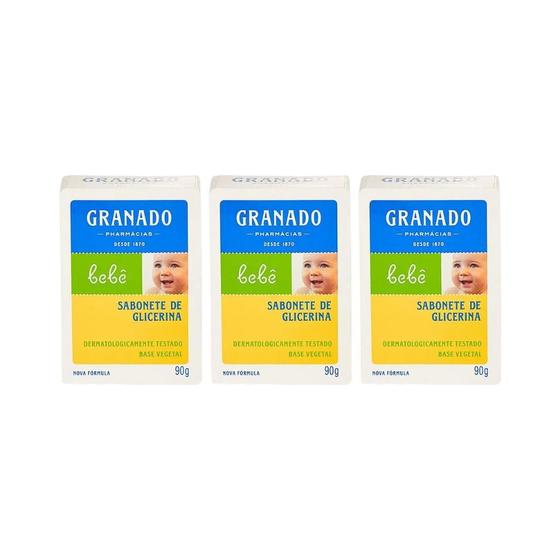 Imagem de Sabonete Granado Baby 90G Glicerina Tradicional-Kit C/3Un