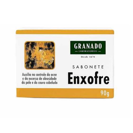 Imagem de Sabonete Granado Enxofre 90g Esfoliante Acne Espinhas Cravos Diminui a Oleosidade 7896512900043 COT