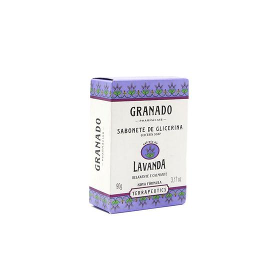 Imagem de Sabonete Granado Glicerina Extrato de Lavanda em Barra 90g