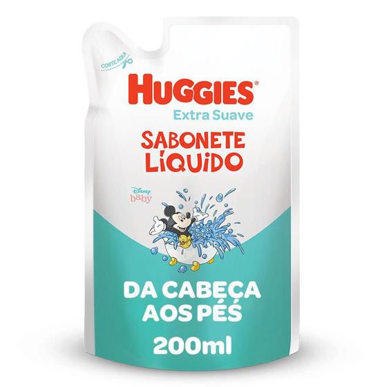 Imagem de Sabonete Huggies Liquido 200ml Refil Extra Suave