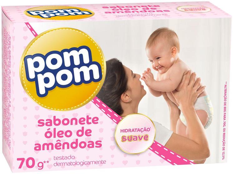 Imagem de Sabonete Infantil Pom Pom 16009-1 80gr - 1 Unidade