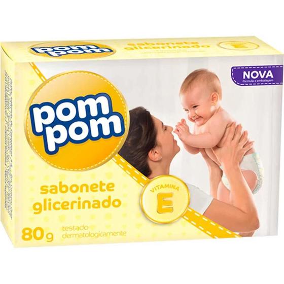 Imagem de Sabonete Infantil Pom Pom Unitário 80g