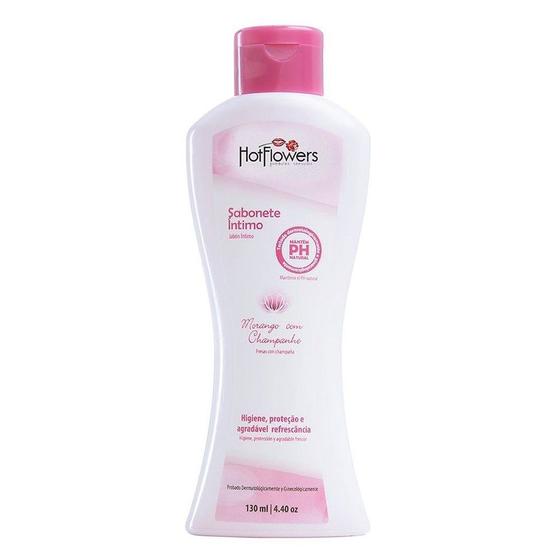 Imagem de Sabonete Íntimo Flowers MORANGO COM CHAMPANHE 130ml