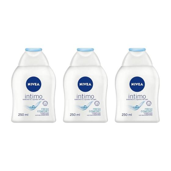 Imagem de Sabonete Intimo Nivea 250Ml Fresh Comfort - Kit Com 3Un