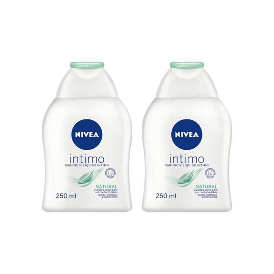 Imagem de Sabonete Intimo Nivea 250Ml Natural - Kit Com 2Un