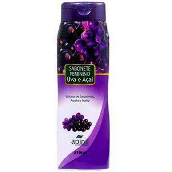 Imagem de Sabonete Intimo Uva e Acai Apinil 210ml