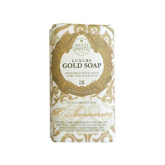 Imagem de Sabonete Italiano Luxury Gold Soap Com Folha De Ouro 24K