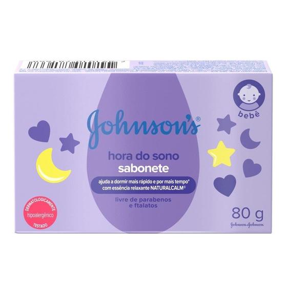 Imagem de Sabonete Johnson Baby Hora do Sono 80g Embalagem com 6 Unidades