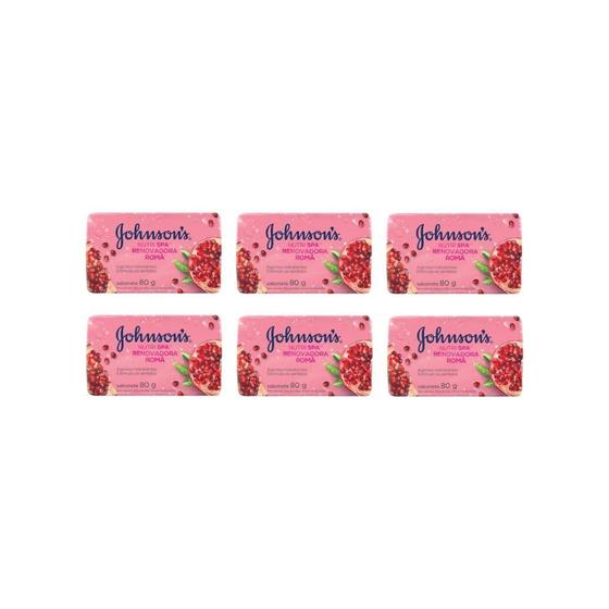 Imagem de Sabonete Johnsons Adulto Roma 80G - Kit C/6Un