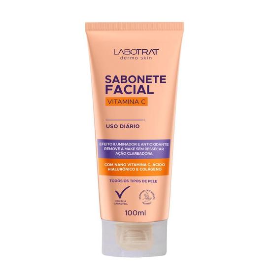 Imagem de Sabonete Limpeza Facial Clareador Vitamina C Labotrat 100ml