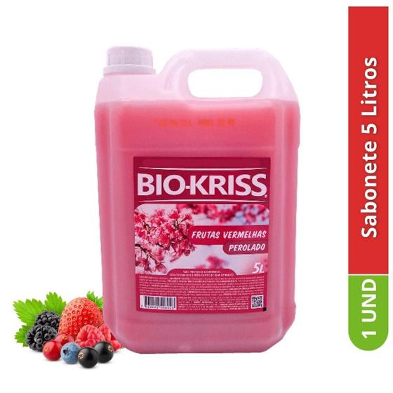 Imagem de Sabonete Liq. Perolado Bio-Kriss 5 Lt - Frutas Vermelhas