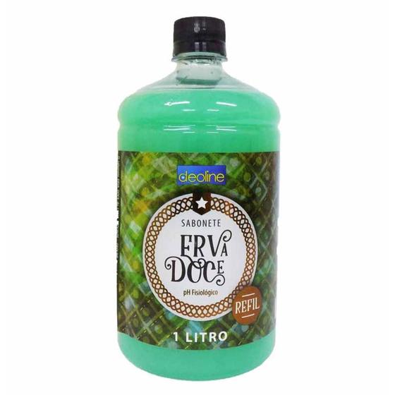 Sabonete liquido 1l refil erva doce / un / premisse Menor preço em Sabonete liquido 1l refil erva doce / un / premisse