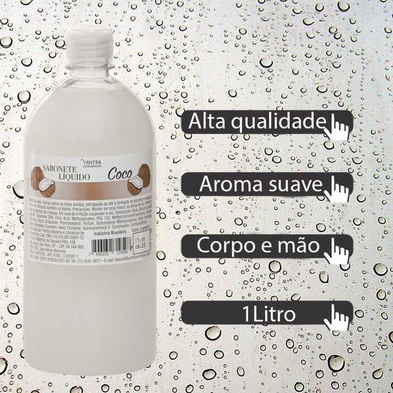 Imagem de Sabonete Liquido 1Litro Fragrancia Coco