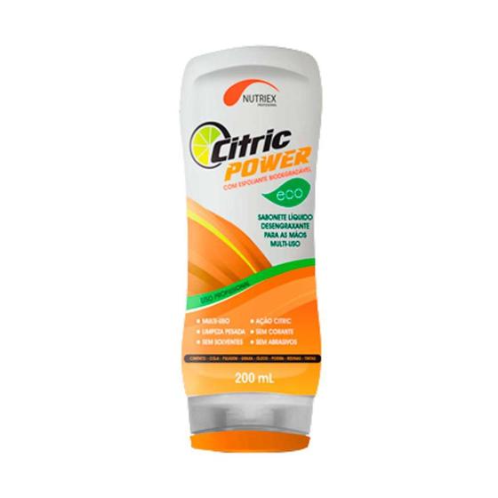 Imagem de Sabonete Líquido 200ml Desengraxante Profissional Citric Power com Esfoliante 