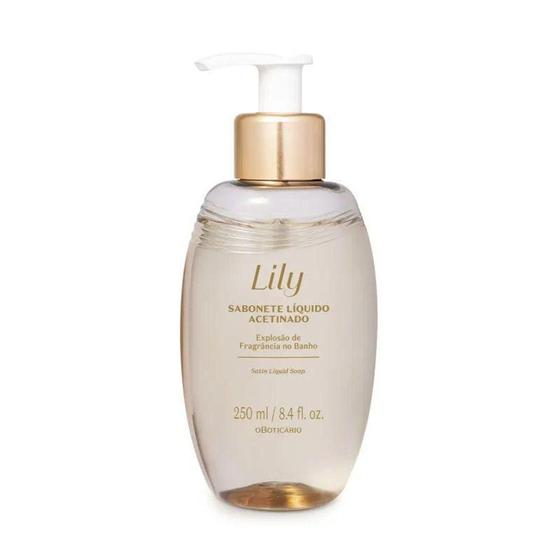 Imagem de Sabonete Líquido Acetinado Lily 250ml - O BOTICARIO - O Boticário