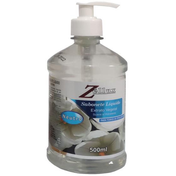 Imagem de Sabonete Líquido Antisséptico Neutro 500ml 1 Unidade Zellux