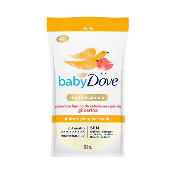 Imagem de Sabonete Liquido Baby De Glicerina Refil 180ml Dove